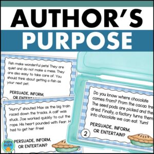 author's purpose task cards